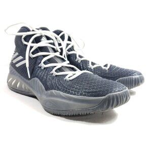 Adidas Mens Size 15 Crazy Explosive 2017 Basketball Shoes Navy Lace-Up